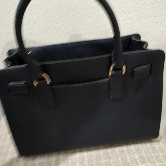 Michael Kors Black Leather Tote Bag - Picture 5 of 6